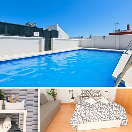 Precioso Estudio Con Piscina مالقة المظهر الخارجي الصورة